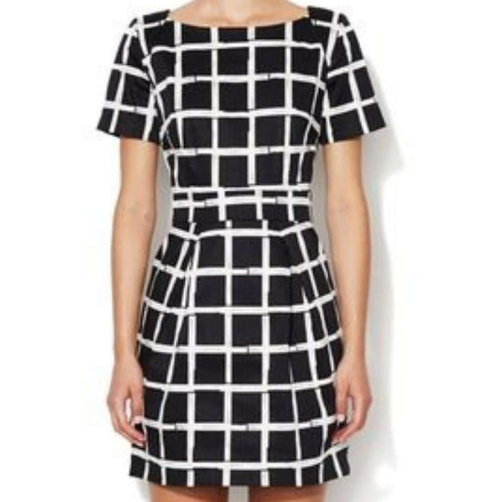 French Connection, Black & White Dress, 10